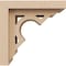 Ekena Millwork 3"W x 6"D x 6"H Classic Sheridan Rough Cedar Woodgrain TimberThane Corbel, Primed Tan CORUR03X06X06SHERCPR - alternate 6